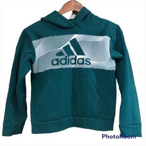 Adidas Pullover Hoodie Green Size M